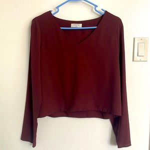 Aritzia babaton Wilfred long sleeve blouse size small
